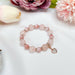 Barbie Inspired Crystal Bracelet (Rose Quartz x Pink Opal) Women's Bracelets Ameliorate Crystals 