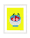 wall art : Iispired by colours and fruits (cherries) Art Prints@ARoomful 40cm x 50cm 