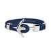 J. By Jee Basic Silver Anchor Bracelet (Blue Stripe) - Men's Bracelets - J By Jee - Naiise