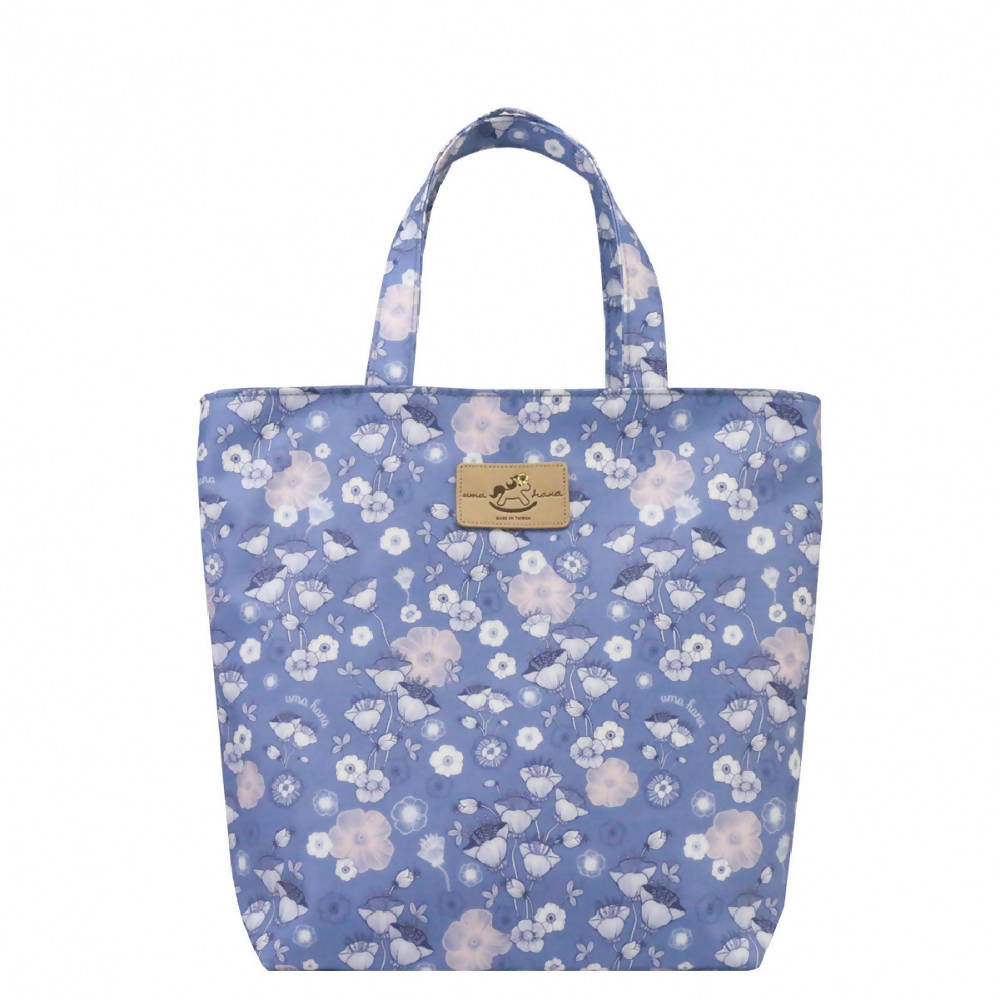Uma hana Bucket Bag Medium Printed Handbags Iluvo Flower Mist Navy 
