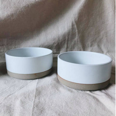 White Summer Cereal Ceramic Bowl Bowls Curates Co 