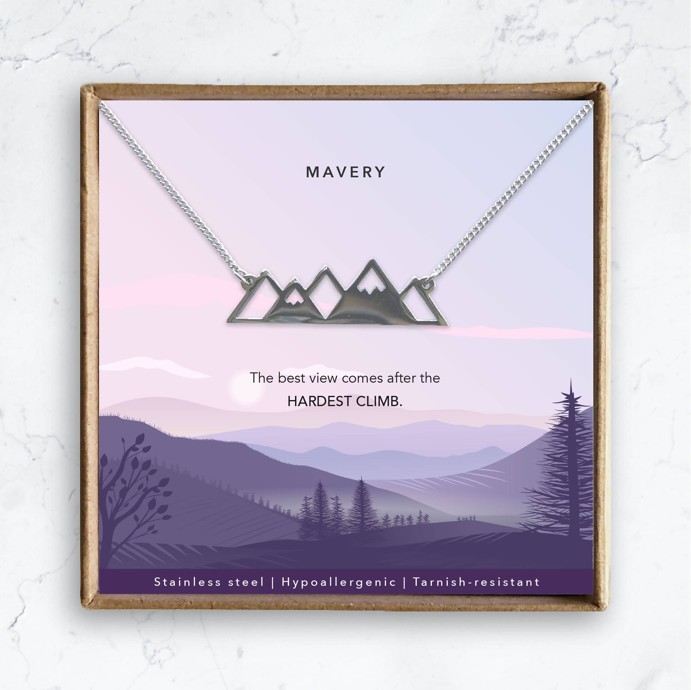Mountain Necklace Gift Necklaces Mavery 
