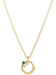 Astra- A Dainty Pendant with Crystals made with Swarovski Elements Pendants Forest Jewelry Emerald 