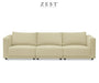Switch 4 Seater Sofa | Modular Sofa | EcoClean Fabric Sofa Zest Livings Online Beige 