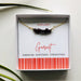 Garnet - January Birthstone Necklace Necklaces Colour Addict Jewellery 