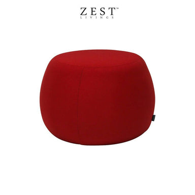 Meeble Ottoman | Premium Faux Leather Stools Zest Livings Online Red 