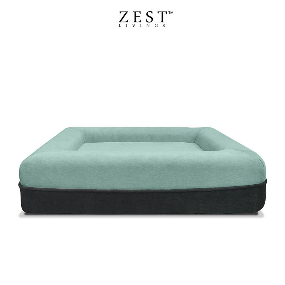 Snooze Pet Bed - Medium | Removable & Washable Cover Bean Bags Zest Livings Online Turquoise 