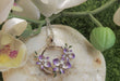 Laelie- 2 Tone Orchid Pendant Set in Rhodium Plating - Pendants - Forest Jewelry - Naiise
