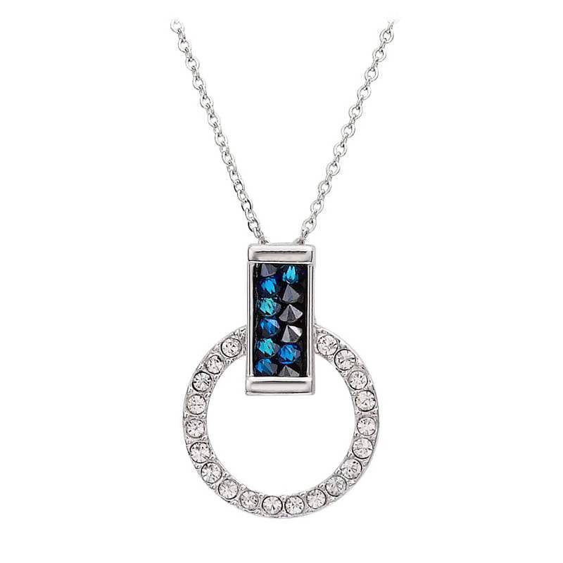 Orion- Pendant inspired by the Brightest Constellation of the Night Sky. Crystals made with Swarovski Elements Pendants Forest Jewelry Carpi Blue Rhodium Plating 