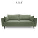 Benz 2.5 Seater Sofa | EcoClean Fabric Sofa Zest Livings Online Seaweed 