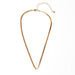 J. ByJee Minimal Flat Snake Chain Gold Necklace Necklaces J By Jee 