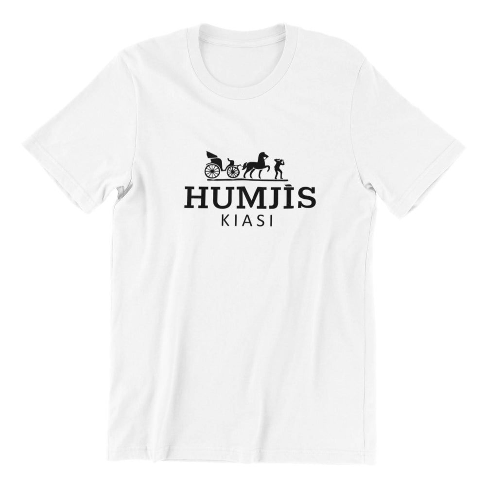 Humjis Crew Neck S-Sleeve T-shirt Local T-shirts Wet Tee Shirt / Uncle Ahn T / Heng Tee Shirt / KaoBeiKing White XS 