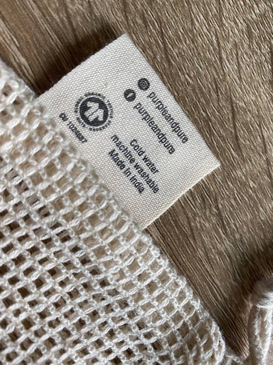 Organic Cotton Mesh Produce Bags - GOTS Certified– Naiise
