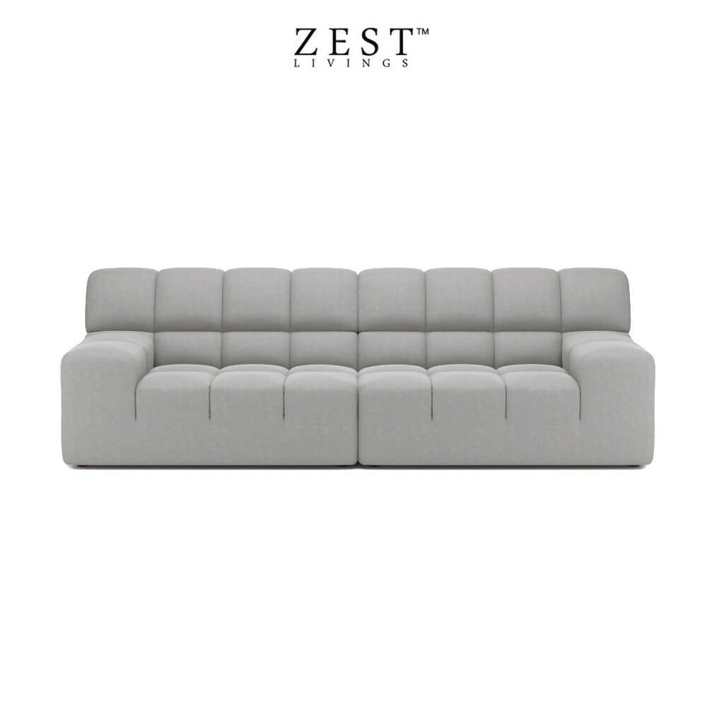 Roger 3 Seater Sofa | Modular Sofa Sofa Zest Livings Online Light Grey 