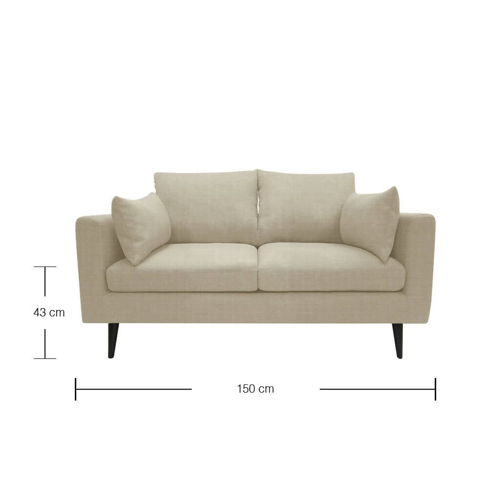 Benz 2 Seater Sofa | Ecoclean Fabric Sofa Zest Livings Online 