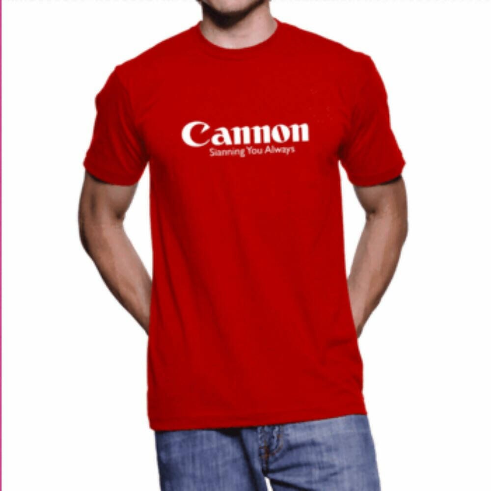 Cannon Crew Neck S-Sleeve T-shirt Local T-shirts Wet Tee Shirt / Uncle Ahn T / Heng Tee Shirt / KaoBeiKing / Salty 