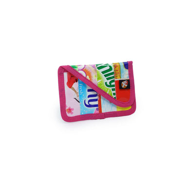 Upcycled business card holder (plastic pouch) Card Holders Java Eco Project 