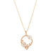 Jasmine- An Elegant Pendant with Petals made from Mother of Pearl Pendants Forest Jewelry Rose Gold Plating 