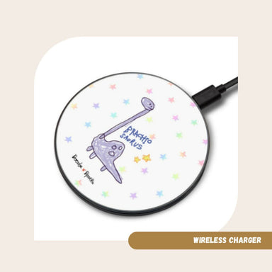 Wireless Charger - Doodle Personalised Chargers DEEBOOKTIQUE DINO BRACHIOSAURUS 