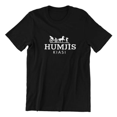 Humjis Crew Neck S-Sleeve T-shirt Local T-shirts Wet Tee Shirt / Uncle Ahn T / Heng Tee Shirt / KaoBeiKing Black XS 