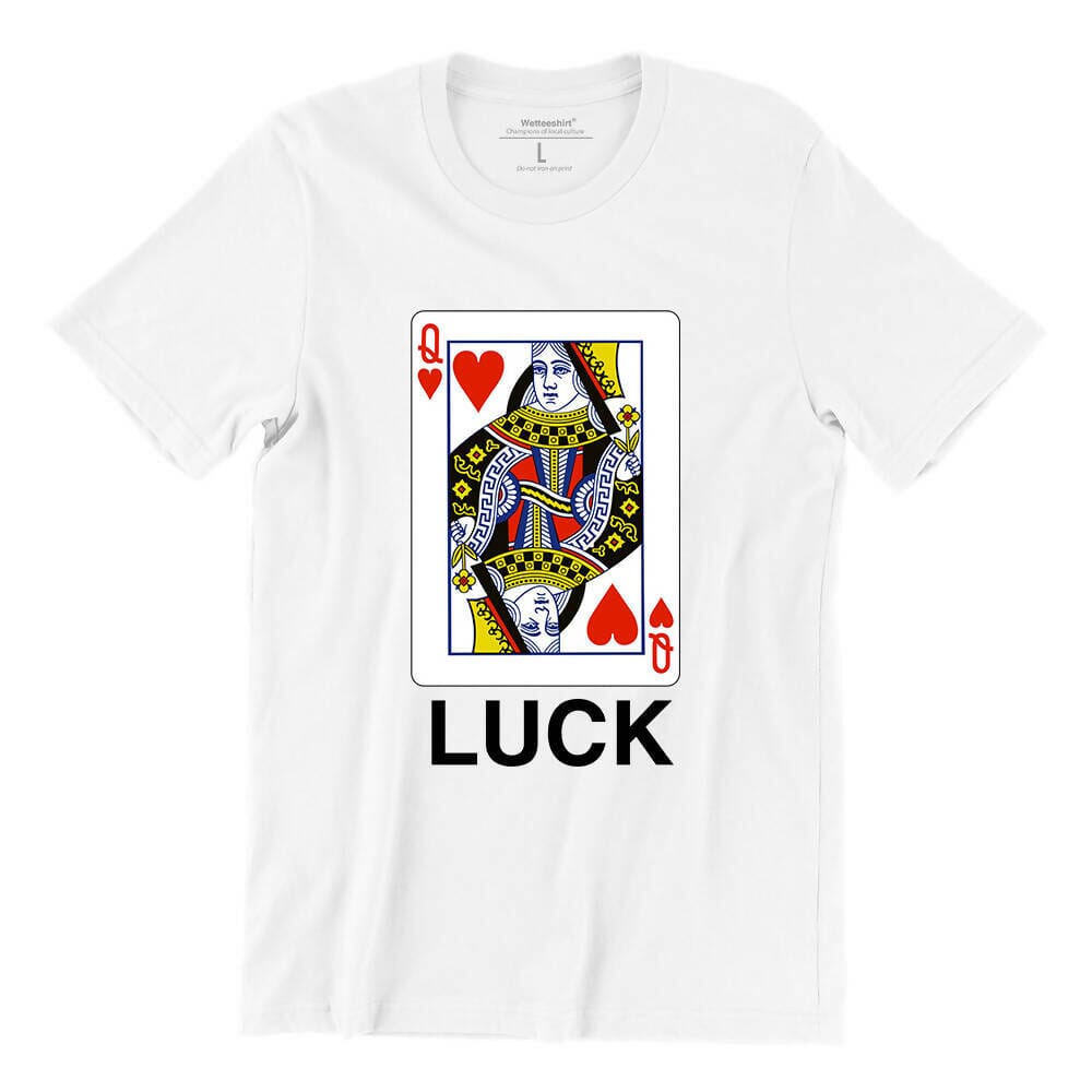 Luck Crew Neck S-Sleeve T-shirt Local T-shirts Wet Tee Shirt / Uncle Ahn T / Heng Tee Shirt / KaoBeiKing / Salty 