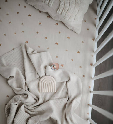 Mushie Medium Crib Sheet Baby Comforters Little Happy Haus 