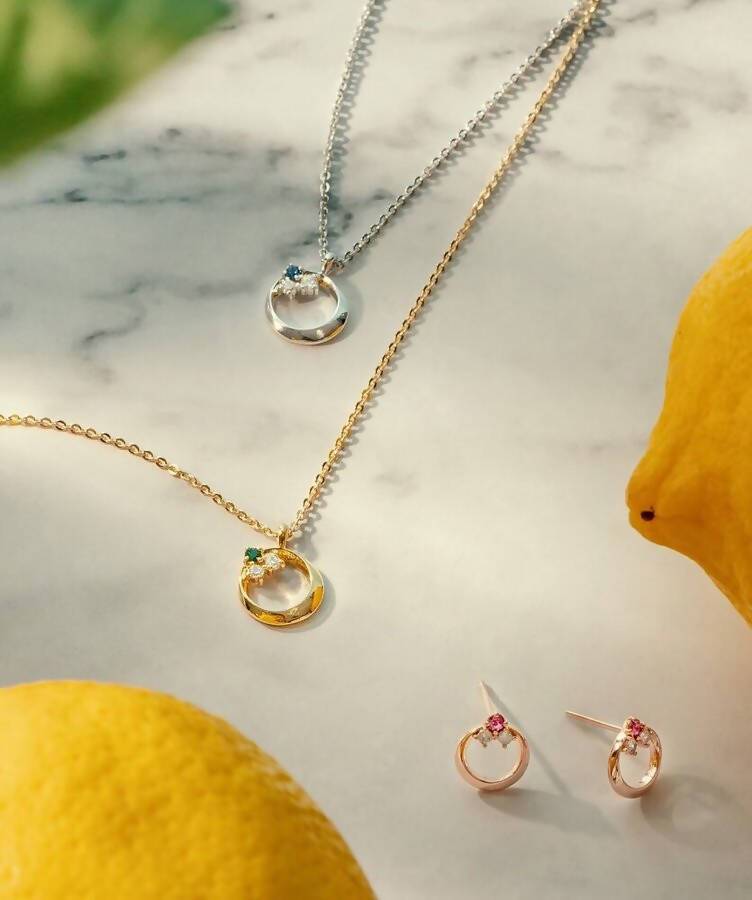 Astra- A Dainty Pendant with Crystals made with Swarovski Elements Pendants Forest Jewelry 