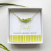 Peridot - August Birthstone Necklace Necklaces Colour Addict Jewellery 