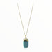 Amazonite Nugget Necklace Necklaces Colour Addict Jewellery 