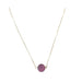 Pink Druzy Necklace Necklaces Colour Addict Jewellery 