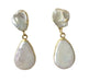 Freshwater Pearl Teardrop Earrings Earrings Colour Addict Jewellery 