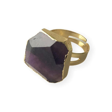 Amethyst Statement Ring Rings Colour Addict Jewellery 