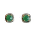 Green Onyx Stud Earrings Earrings Colour Addict Jewellery 
