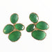 Green Catseye Cluster Earrings Earrings Colour Addict Jewellery 