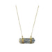 Kyanite Necklace in Yellow Gold Necklaces Colour Addict Jewellery 
