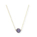 Purple Druzy Necklace Necklaces Colour Addict Jewellery 