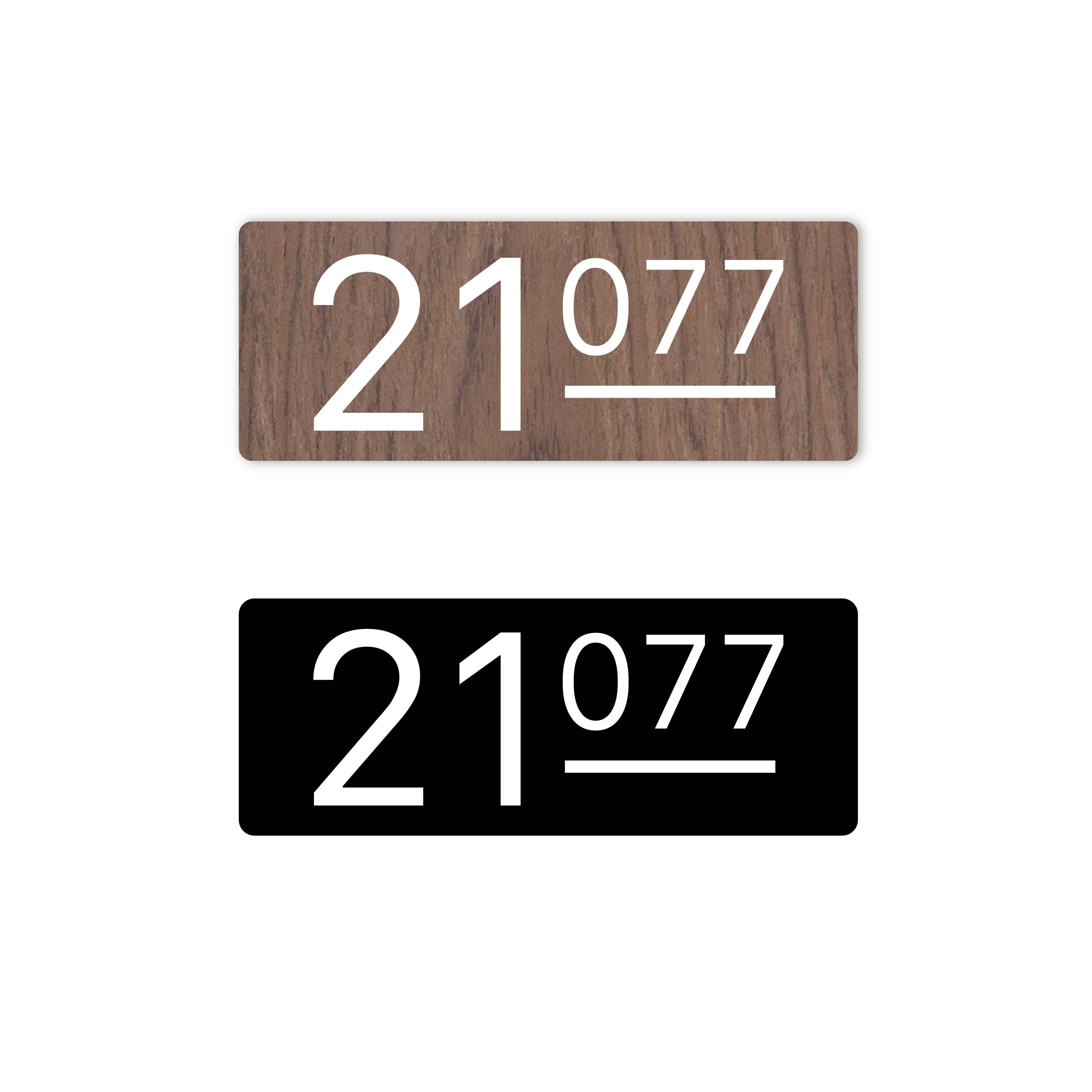 Custom Home Unit Number [3D Minimal Numerical] Personalised Signages SHOPKUSTOMISE 