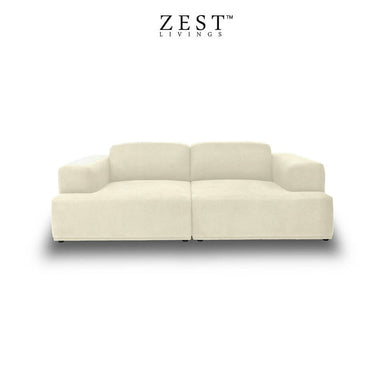 Bark 3 Seater Sofa | Beautiful Comfortable Design Sofa Zest Livings Online Ivory/Cream 