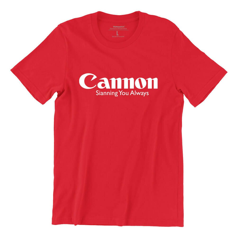 Cannon Crew Neck S-Sleeve T-shirt Local T-shirts Wet Tee Shirt / Uncle Ahn T / Heng Tee Shirt / KaoBeiKing / Salty 