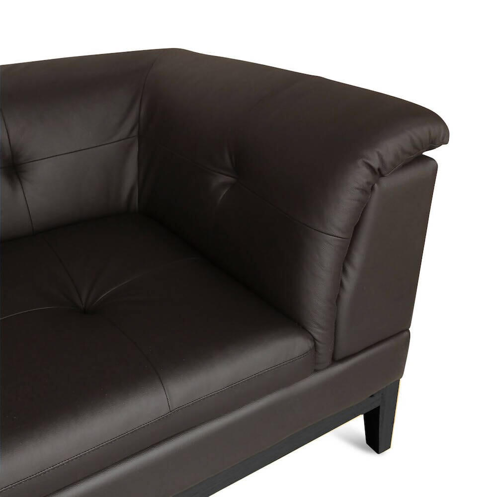 Ernie 2 Seater Sofa | Smooth Faux Leather Sofa Zest Livings Online 
