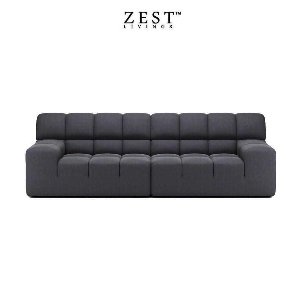 Roger 3 Seater Sofa | Modular Sofa Sofa Zest Livings Online Dark Grey 