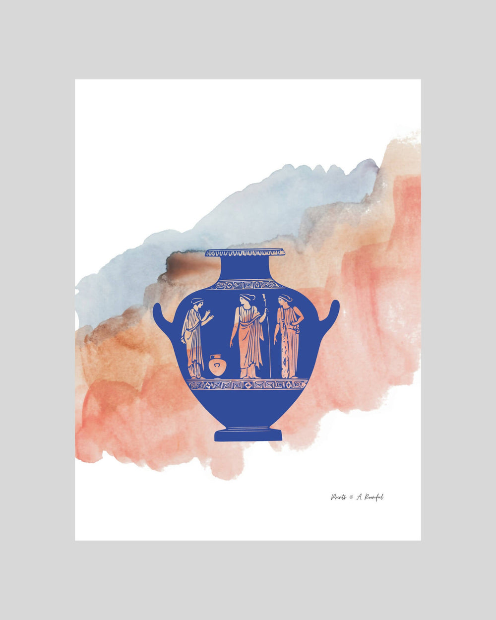 wall art : inspired by pottery and clay (greek pottery) Art Prints@ARoomful 