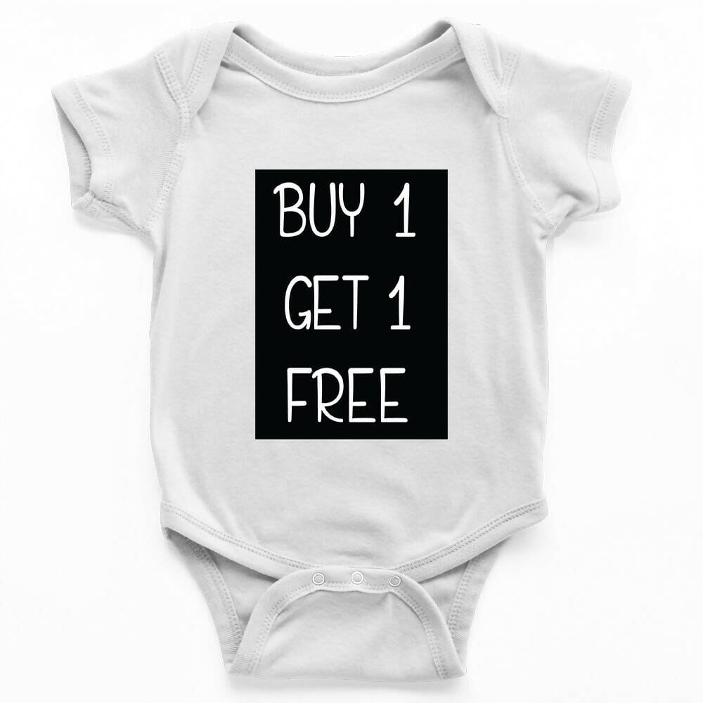 "Buy 1 Get 1 Free" Design S-Sleeve Romper Local Baby Clothing Wet Tee Shirt / Uncle Ahn T / Heng Tee Shirt / KaoBeiKing / Salty 