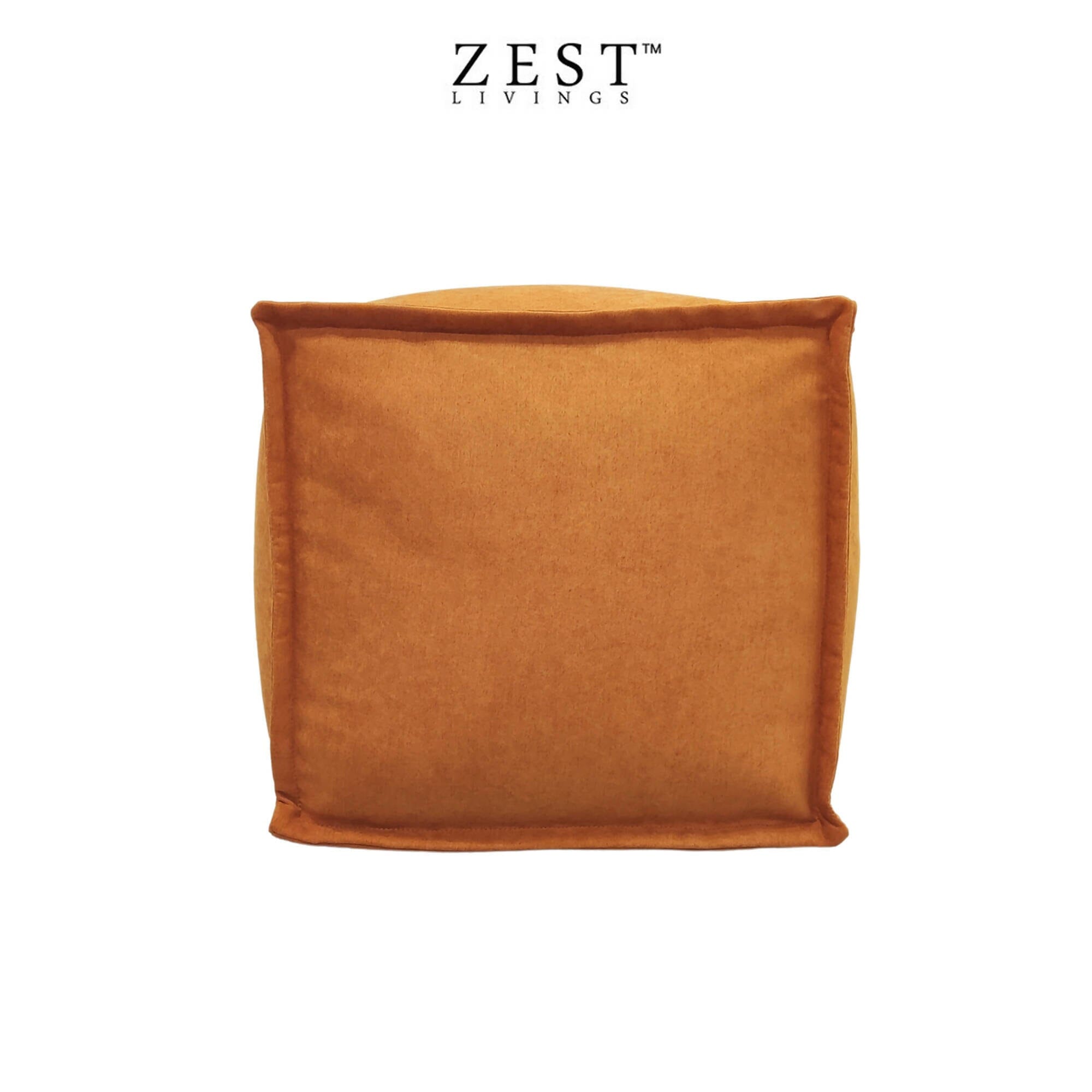 Ceara Bean Bag - Large | Water-repellent Fabric Bean Bags Zest Livings Online Orange 