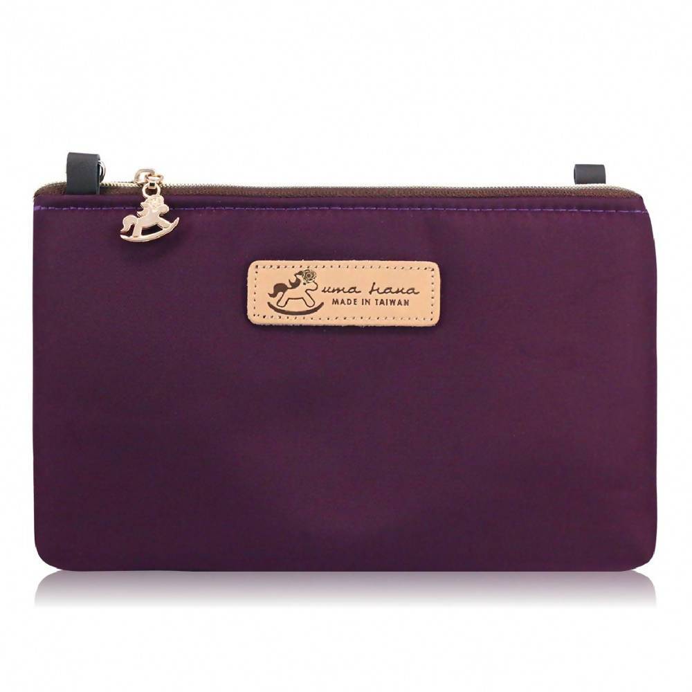 Uma hana Premium Monochrome Waterproof Sling Bag Purple - Crossbody Bags - Iluvo - Naiise