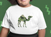 Camo Camel Kids Crew Neck S-Sleeve T-shirt - Local T-shirts - Wet Tee Shirt / Uncle Ahn T / Heng Tee Shirt / KaoBeiKing - Naiise