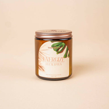 Energize - Eucalyptus Aromatherapy Candle Scented Candles Innerfyre Co 