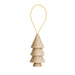 Wooden Christmas Tree Hanger - Tree Nr. 3 Home Decor 5mm Paper Yellow 