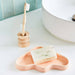 Ceramic Wave Tray - Speckled Peach Triangle Trays 5mm Paper 