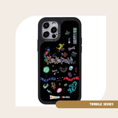 Twinkle Series - Kokopelli Phone Cases DEEBOOKTIQUE KOKO - BLACK 